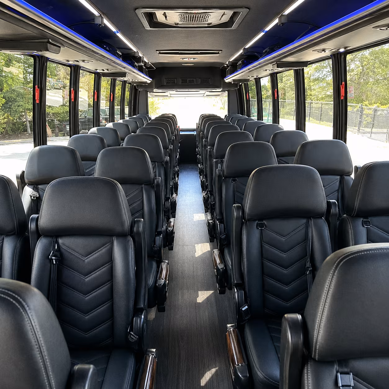 Seattle Airport Shuttle & Transportation party bus exterior