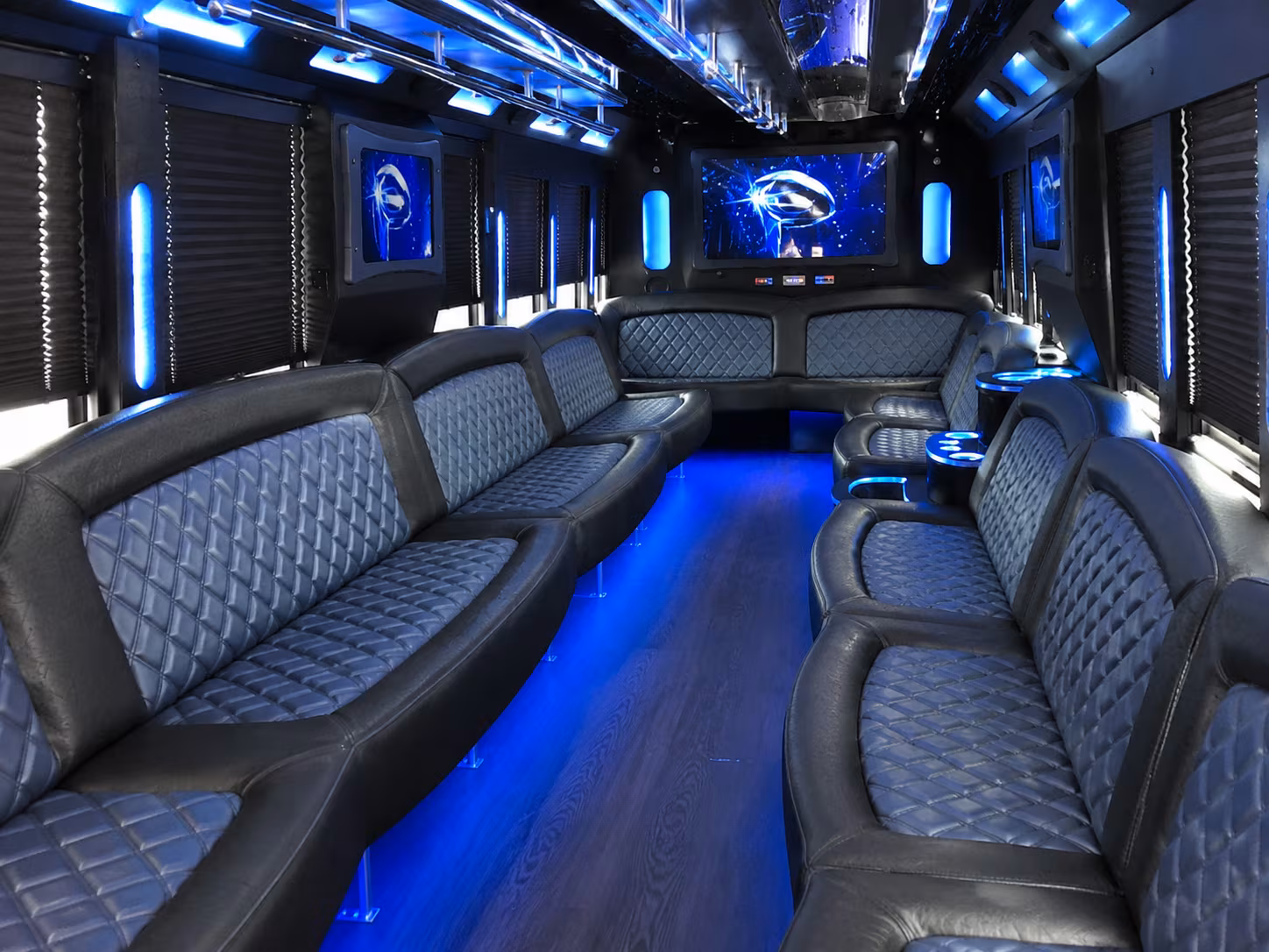 Seattle Bachelor & Bachelorette Transportation party bus exterior