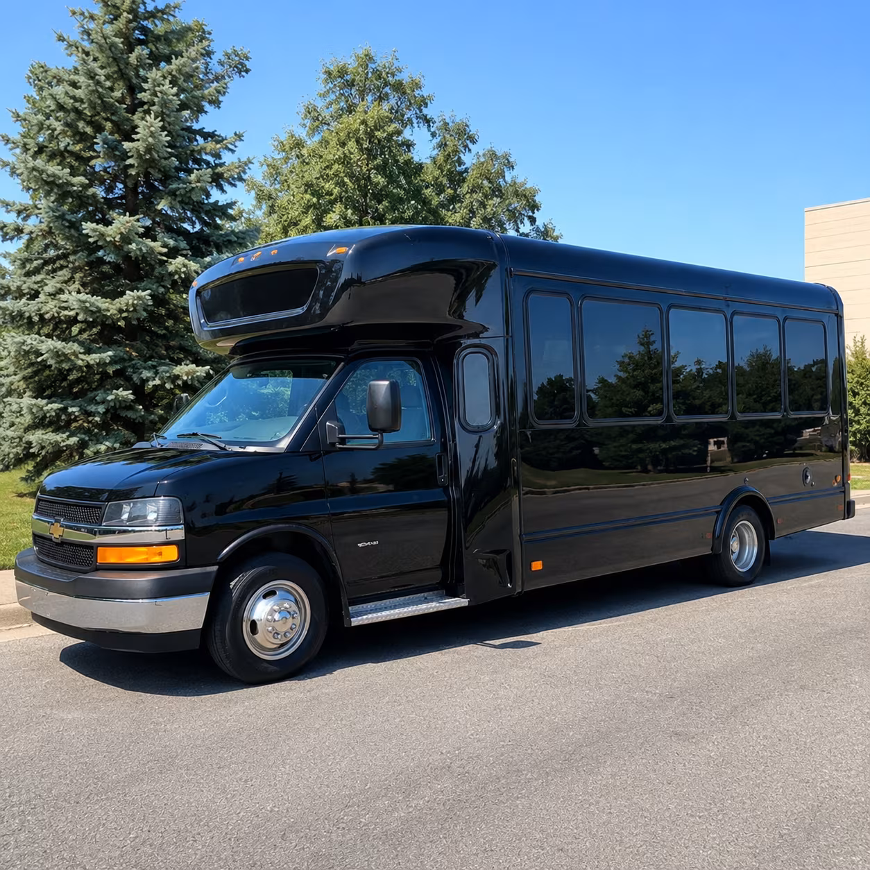 Seattle Birthday, Sweet 16, & Quinceañera Transportation party bus exterior