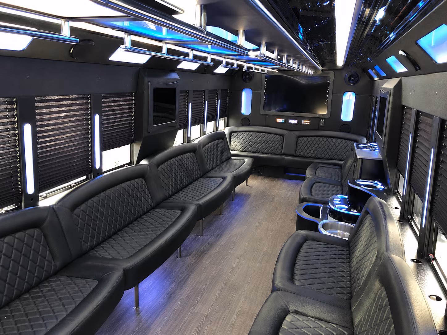 Seattle Concert & Music Festival Transportation party bus exterior