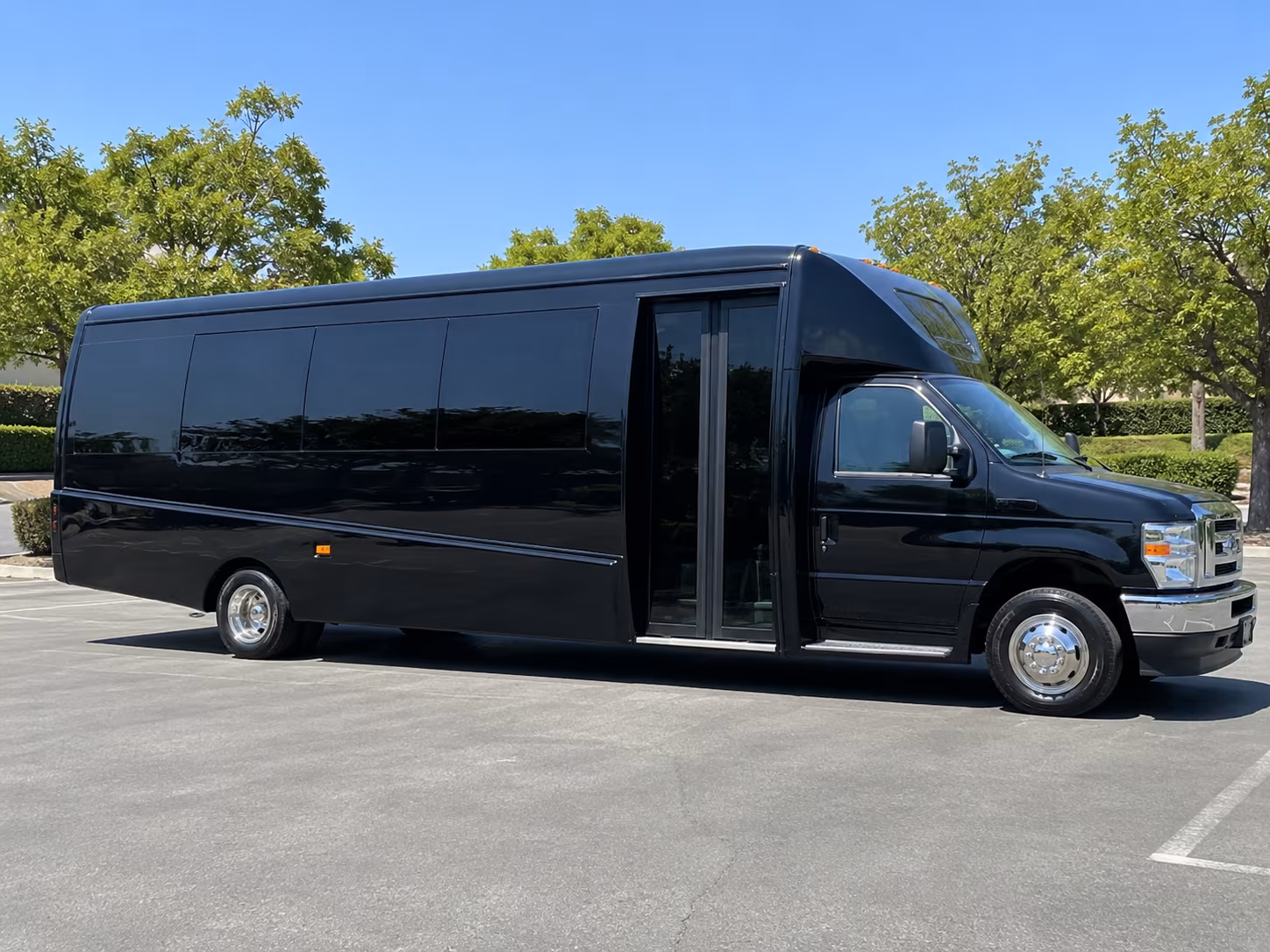 Seattle Corporate Transportation party bus exterior