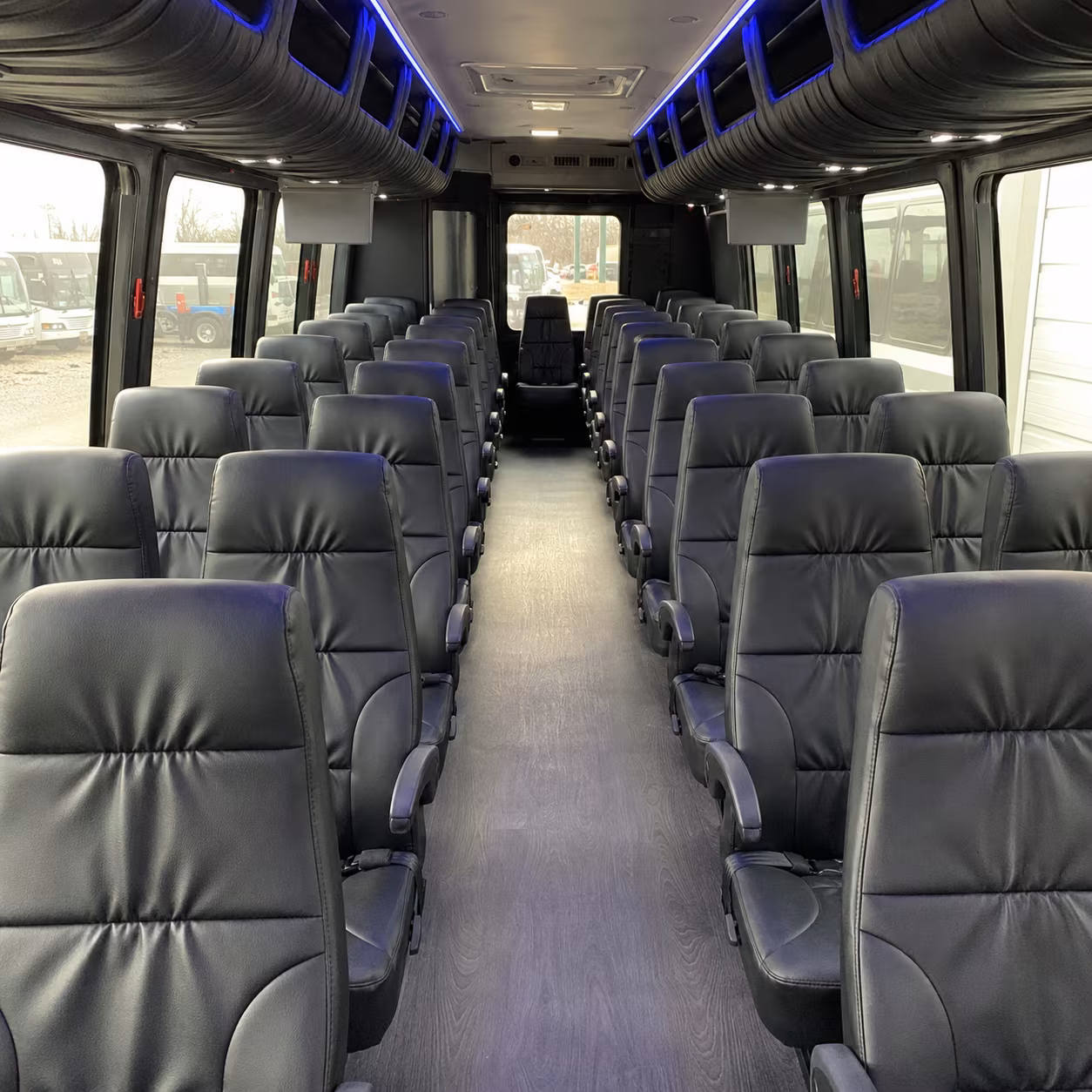 Seattle Corporate Transportation party bus exterior