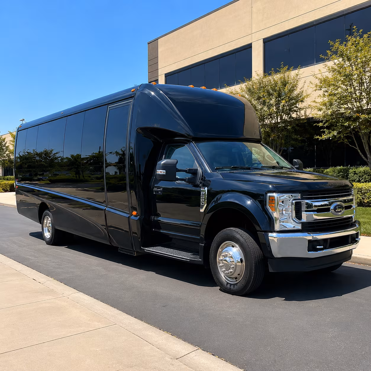Seattle Corporate Transportation party bus exterior