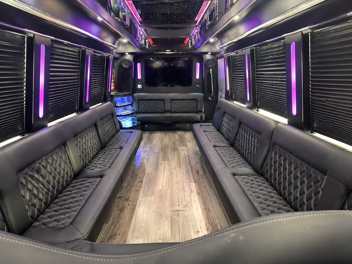 Seattle Prom & Homecoming Transportation party bus exterior