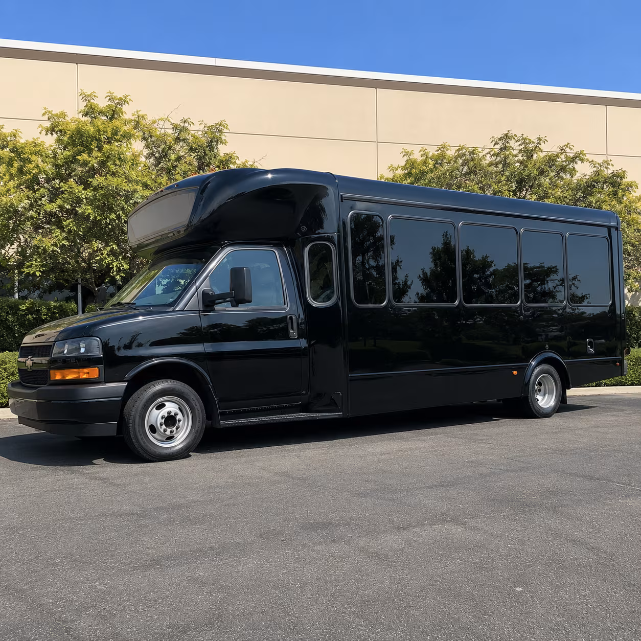 Seattle Sporting Event Transportation party bus exterior