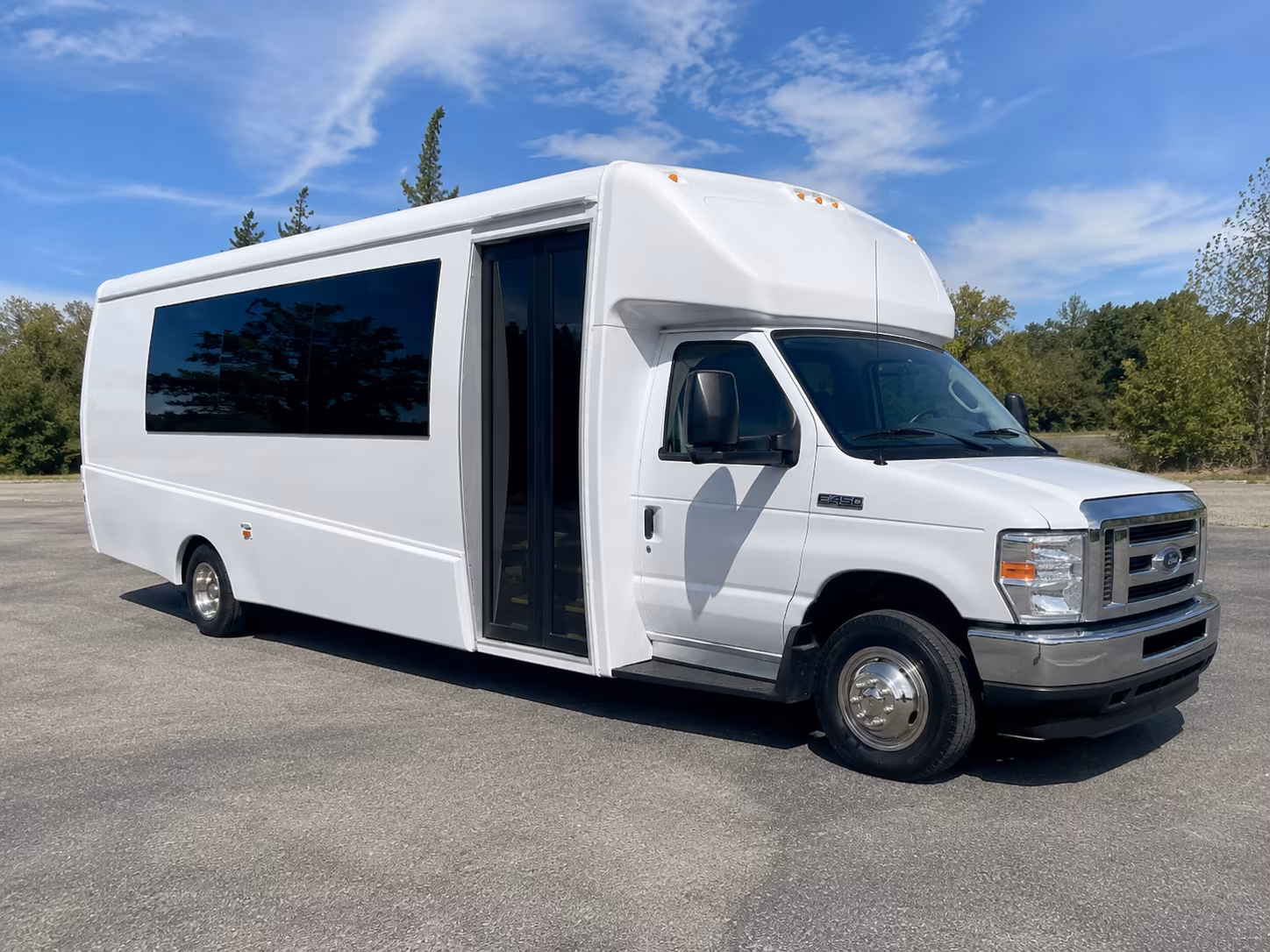 Seattle Sporting Event Transportation party bus exterior