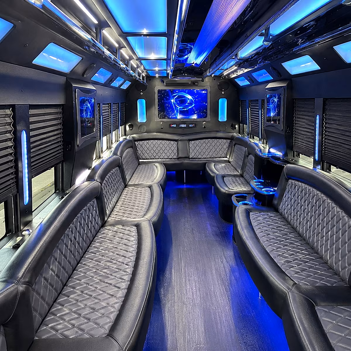 Seattle Sporting Event Transportation onboard seating