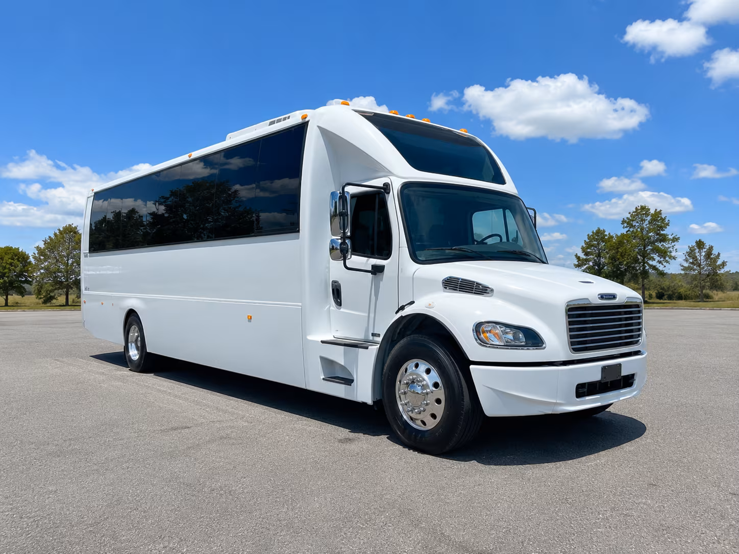 Seattle Sporting Event Transportation party bus exterior