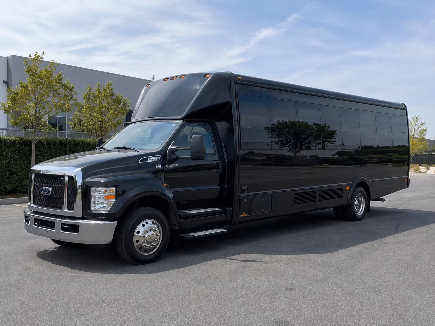 Seattle Wedding Transportation party bus exterior