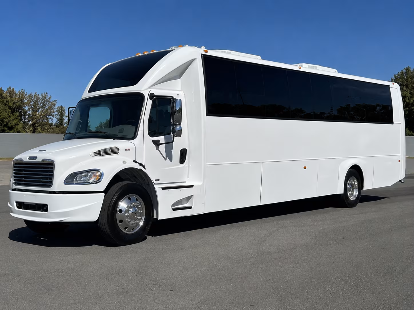 Seattle Wedding Transportation party bus exterior